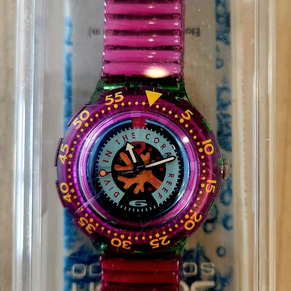 SWATCH Vintage Watch Cherry Drop